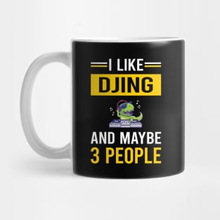 3 People Djing DJ Disc Jockey Deejay Mug